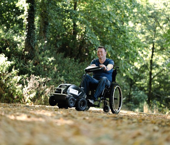 Wanderwege mit Swiss Trac, © NaturparkSüdeifel Thomas Urbany