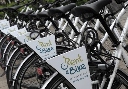 Fahrrad Rent a bike, © ORT Miselerland