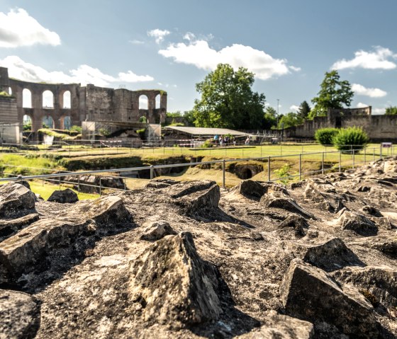 Blick auf die Ruine der Kaiserthermen in Trier, © RLP Tourismus