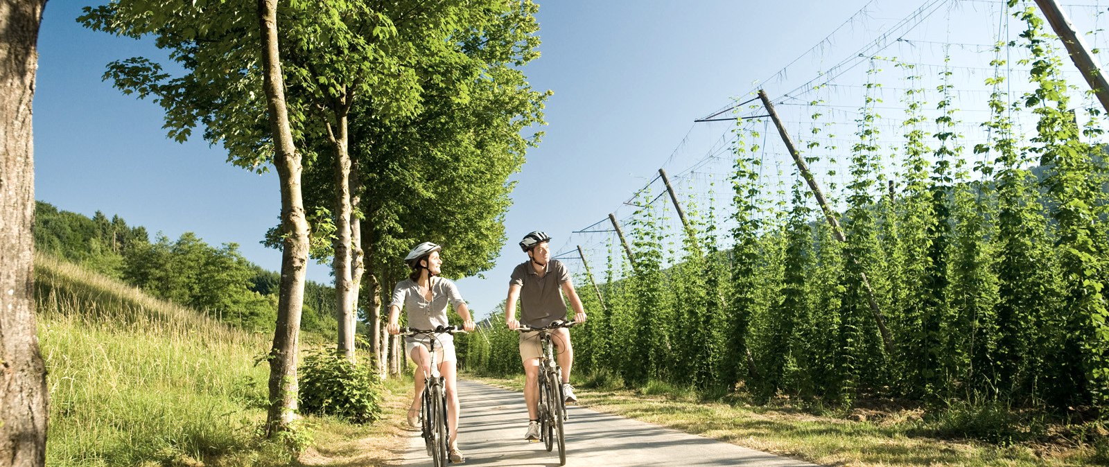 Radfahrer auf dem Prüm-Radweg, © Dominik Ketz Fotografie / Rheinland-Pfalz Tourismus GmbH