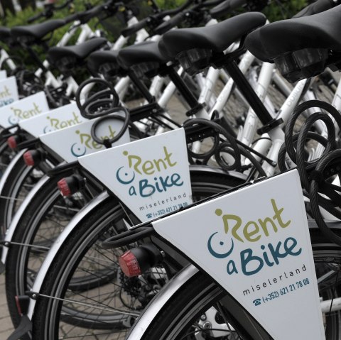 Fahrrad Rent a bike, © ORT Miselerland