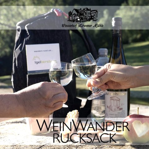 Weinwander-Rucksack, © Winzerhof Löwener Mühle
