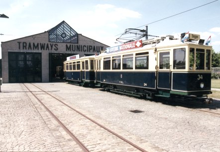 tram-34-an-unhaenger-112-ii-ex-unhaenger-106-i-ex-tram-12-beim-depot-hollerech, © Musée des tramways