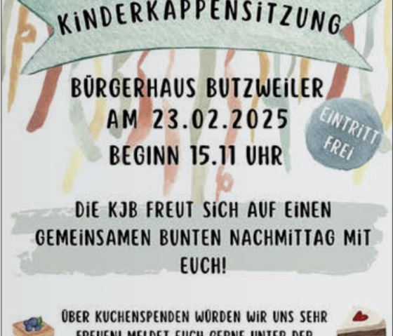 Kinderkappensitzung, © KJB